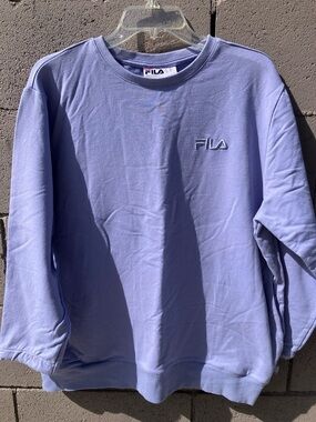 FILA women’s Light Purple Crewneck Sweatshirt